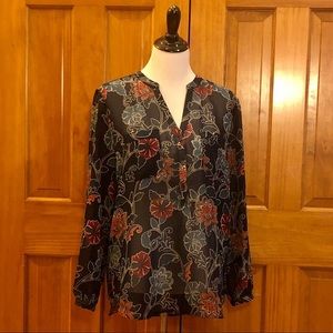 GAP Flowy Floral‎ Blouse